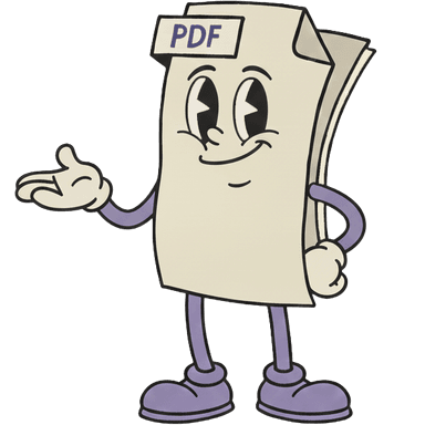 Mascot inviting you to get started